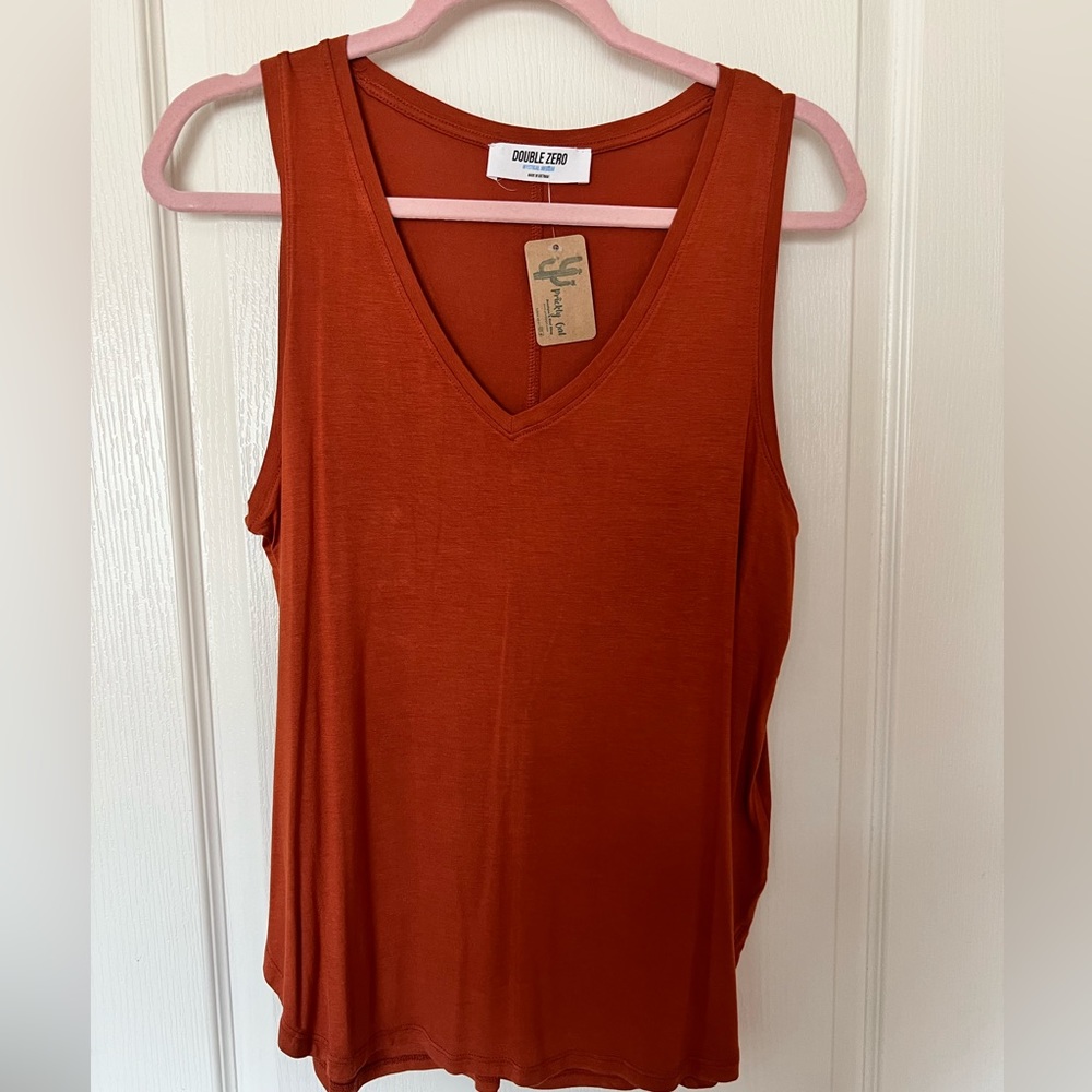 Orange tank top